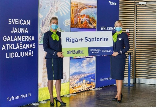 AIr Baltic Riga - Santorini