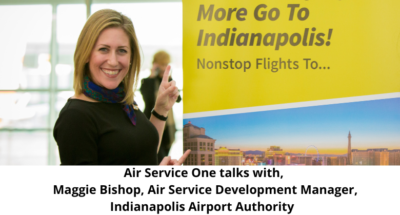 Maggie Bishop, Indianapolis Airport