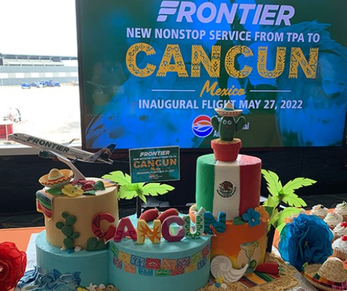 Frontier Airways at Cancun