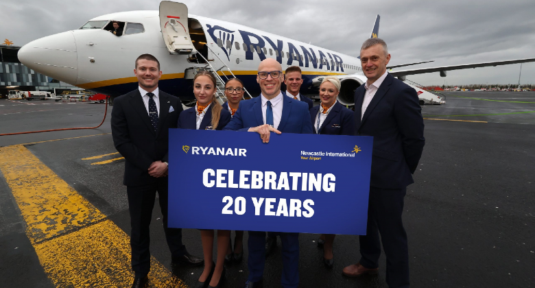 Ryanair at Newcastle 200 years