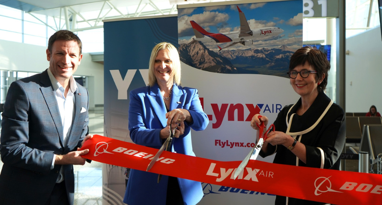 Lynx Air's inaugural flight to Las Vegas takes off from