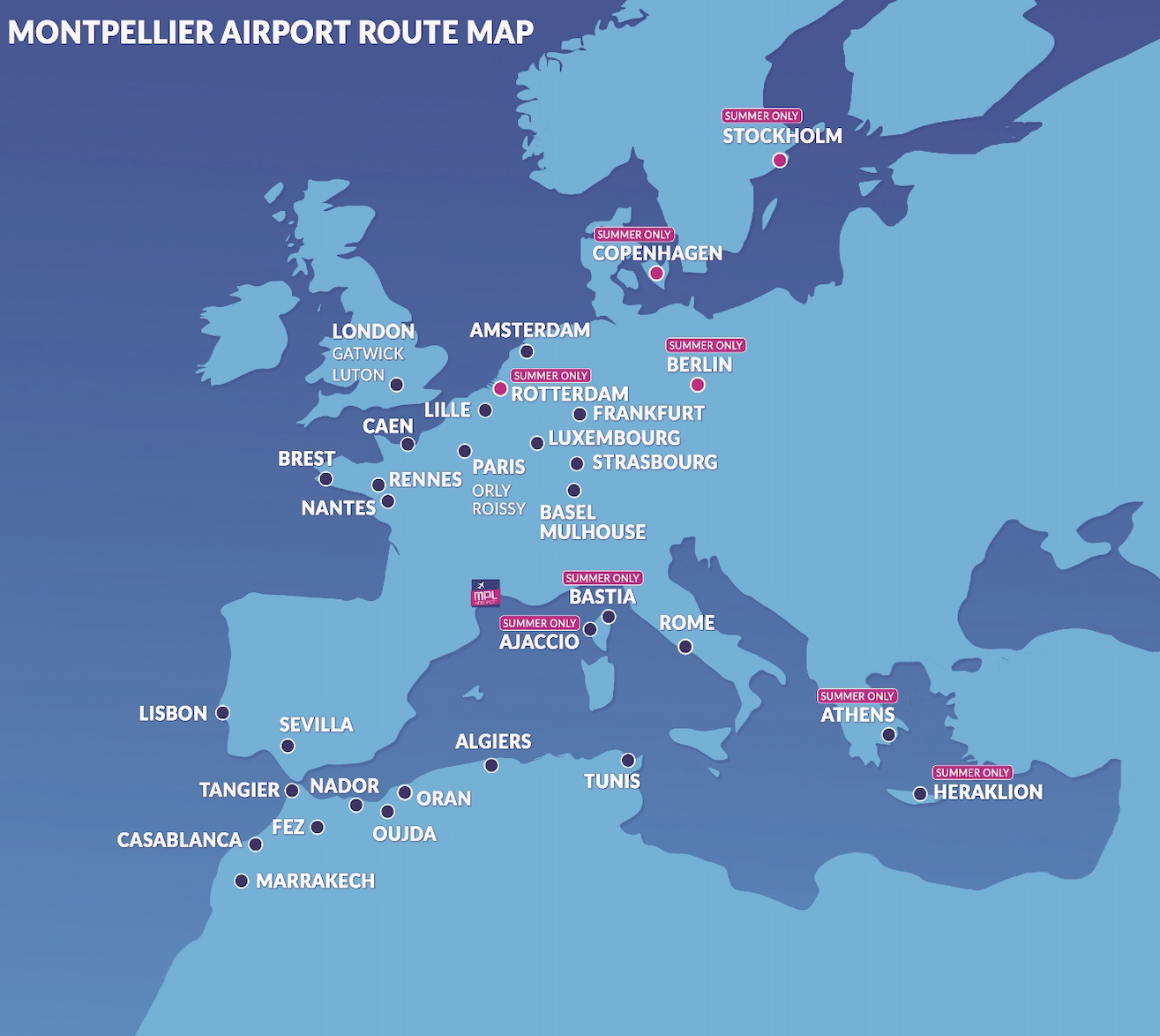 Montpellier – an airport for all seasons - Air Service One