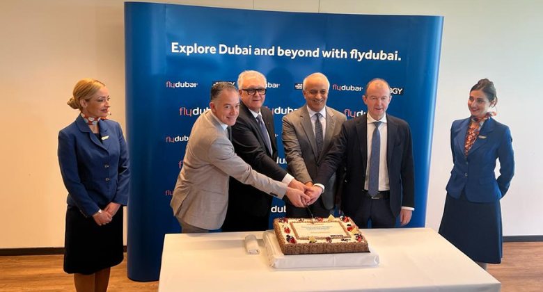 Celebrating new Fly Dubai services that start April 18th. 