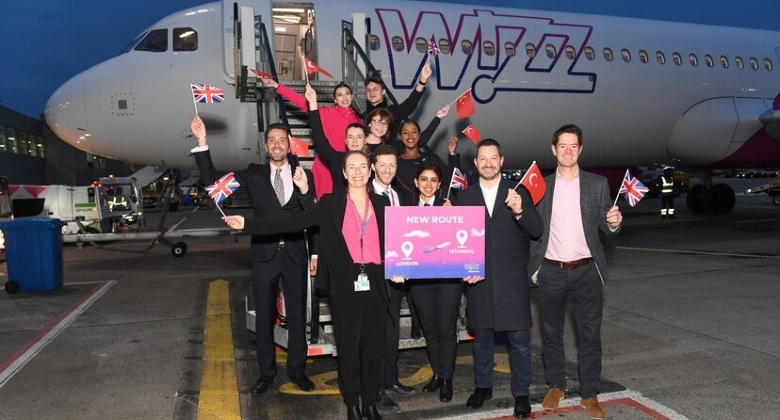 Wizz Air has 102 UK routes in August, down by a fifth YOY; three ...