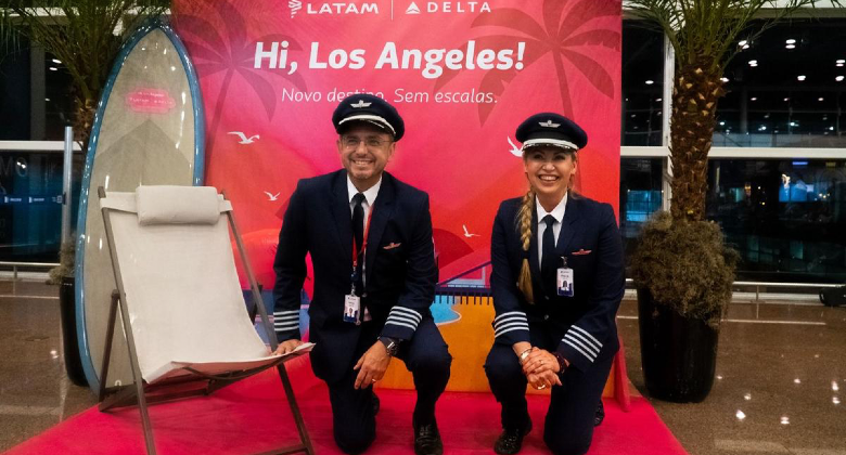 São Paulo-Los Angeles: Delta and LATAM inaugurate the Joint Venture's first  route in the Brazilian market