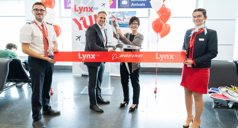 Lynx Air's inaugural flight to Las Vegas takes off from