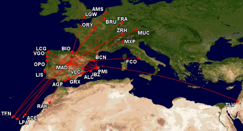 Air Europa's short-haul
