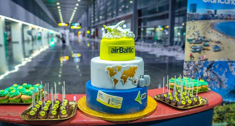 LPA airBaltic cake