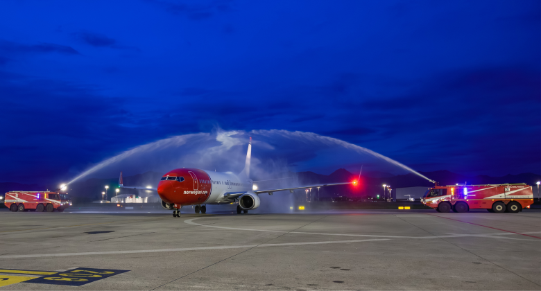 Norwegian was one of four new airlines to commence flights to Milan Bergamo Airport in 2023.