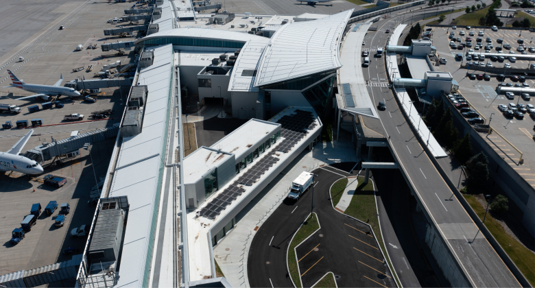 The airport has invested $80 million into enhancing its terminal
