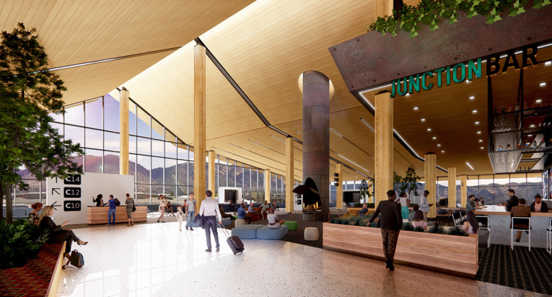Reno-Tahoe International Airport’s planned new concourse as part of MoreRNO program