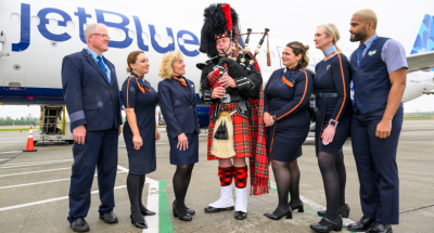 JFK-EDI bagpipes