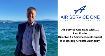 Air Service One talks with…… Paul Forde, Director Air Service Development at Winnipeg Airports Authority.