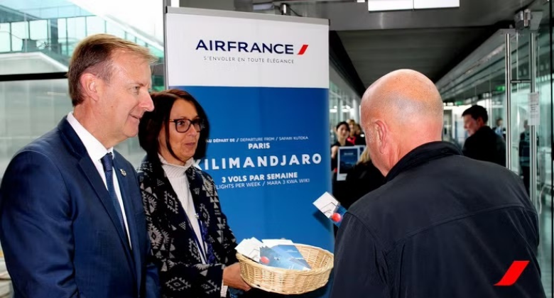 Lot De 4 Menus Air France Série Croquis De Voyages N°9,10,15,16 - Paris Dakar