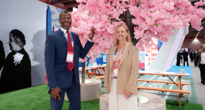Chryssa Westerlund, Executive Vice President & Chief Revenue Officer at MWAA, and Elliott Ferguson, President & CEO of Destination DC, spoke to Air Service One at Routes World in Hong Kong