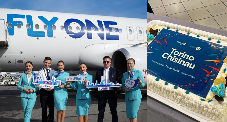Fly One Bus New Route of the Day (17 April 2025): FlyOne between Chisinau and Turin ...