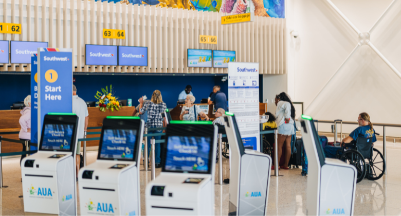 Aruba Airport has opened a new US Check-In Terminal