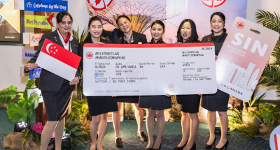 Air Canada resumed flights to Singapore and has continued growing capacity on its newly introduced Bangkok route.