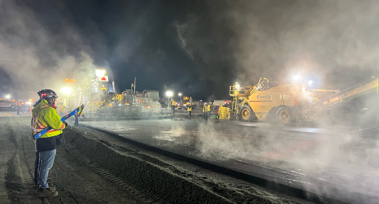 Work on the North Runway Program is currently underway