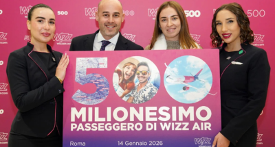 Wizz Air 500 million passengers celebrations