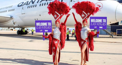 Qantas Las Vegas Showgirls