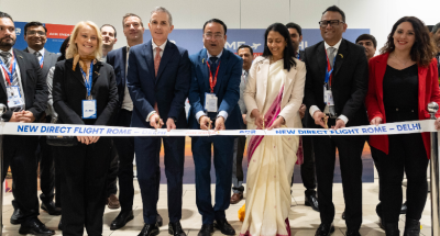 Rome – Delhi inaugural flight by Air India, March 2026