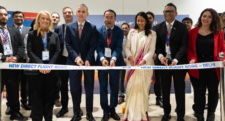 Rome – Delhi inaugural flight by Air India, March 2026
