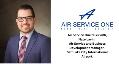 Air Service One talks with Nate Lavin, Air Service and Business Development Manager, Salt Lake City International Airport.
