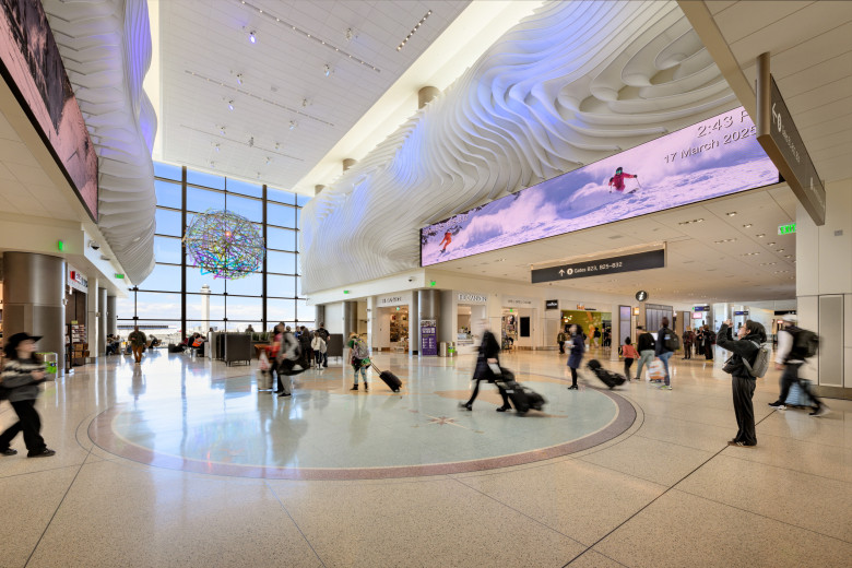 The new Concourse B at SLC 