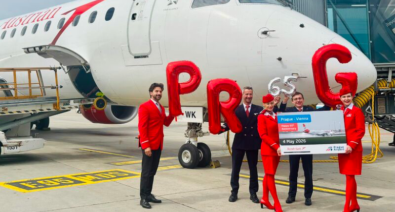Austrian Airlines at Prague