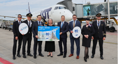 LOT 80th Anniversary Prague Airport
