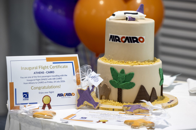 Air Cairo launched flights between Cairo and Athens in July.